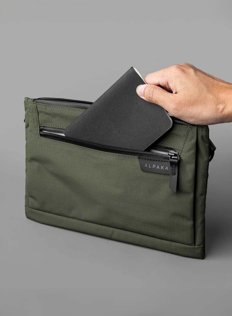 Torba saszetka na ramię Alpaka Zip Pouch Max V2 - green
