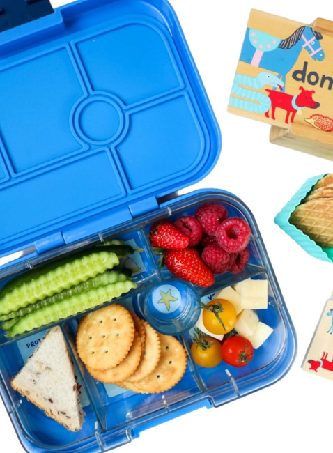 Lunchbox do szkoły Yumbox Original - matcha green / funny monsters tray