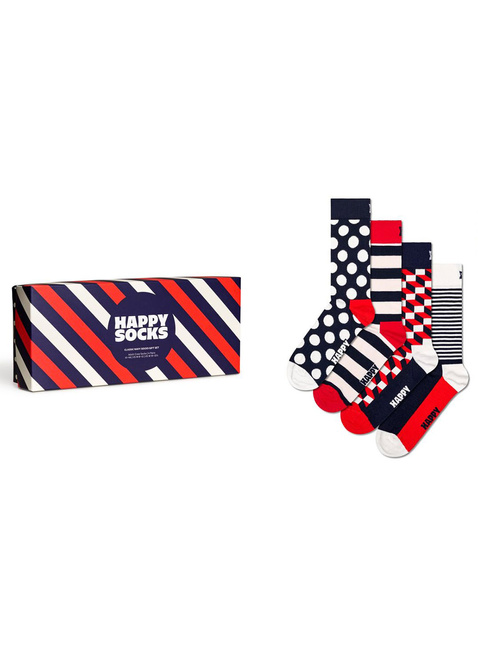 Skarpety 4 pary Happy Socks 4-Pack Gift Set - classic navy / crew