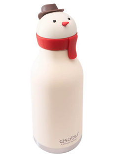 Butelka termiczna dziecięca Asobu Bestie Bottle 0,46 l - snowman