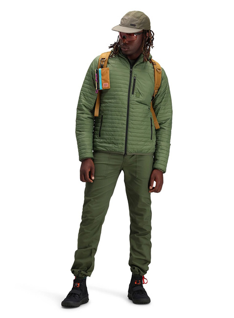 Saszetka Topo Designs Micro Accessory Bag z karabinkiem - mustard / forest