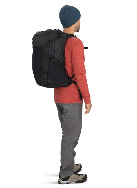 Plecak turystyczny Osprey Tropos 32 - sawdust tan raisin red