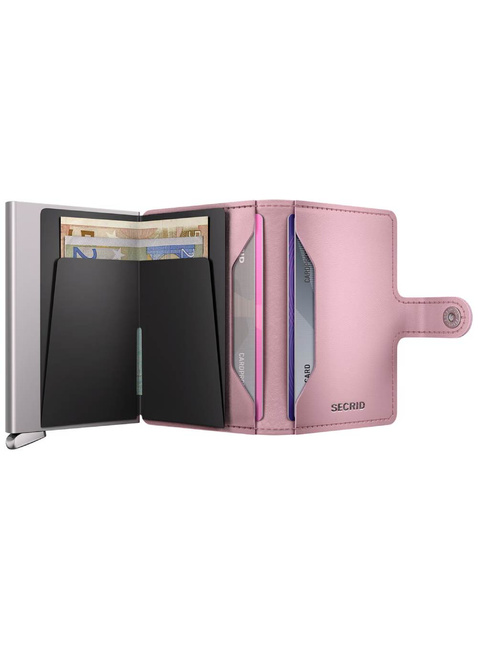 Portfel RFID Secrid Premium Miniwallet Emboss Diamond+ - rose