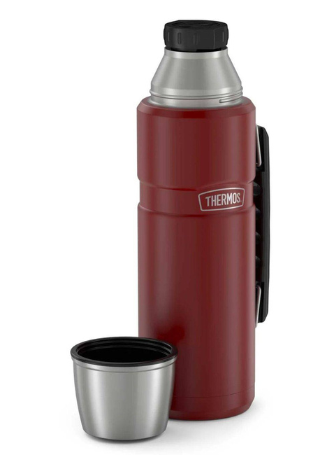 Termos z uchwytem Thermos Stainless King™ Beverage Bottle 1,2 l - rustic red