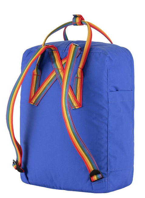 Plecak Fjallraven Kanken Rainbow - cobalt blue / rainbow pattern