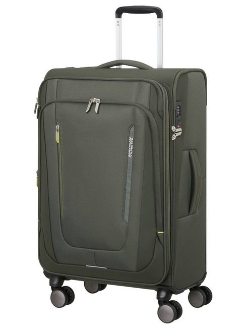 Walizka średnia American Tourister Wanderlite M EXP - dark khaki