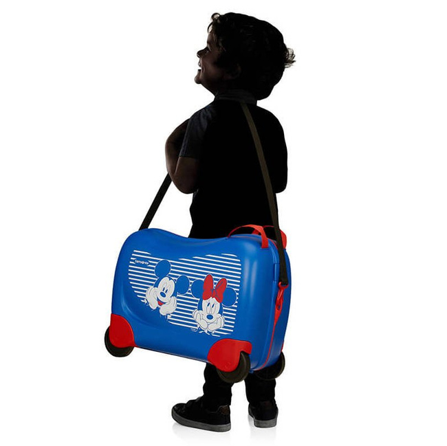 Walizka dla dzieci Samsonite Dream Rider Spinner - Disney Minnie/Mickey Stripes