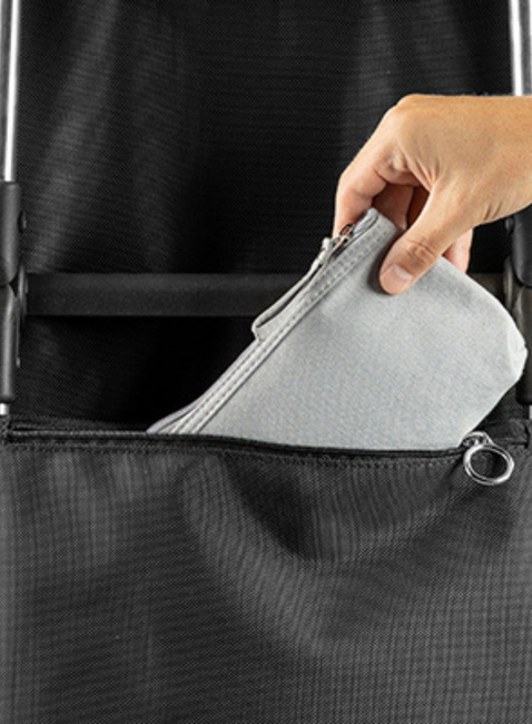 Wózek składany ROLSER BIG Tweed 2L- black