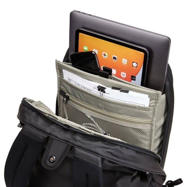 Plecak antykradzieżowy na laptopa miejski Thule Tact 21 l - black