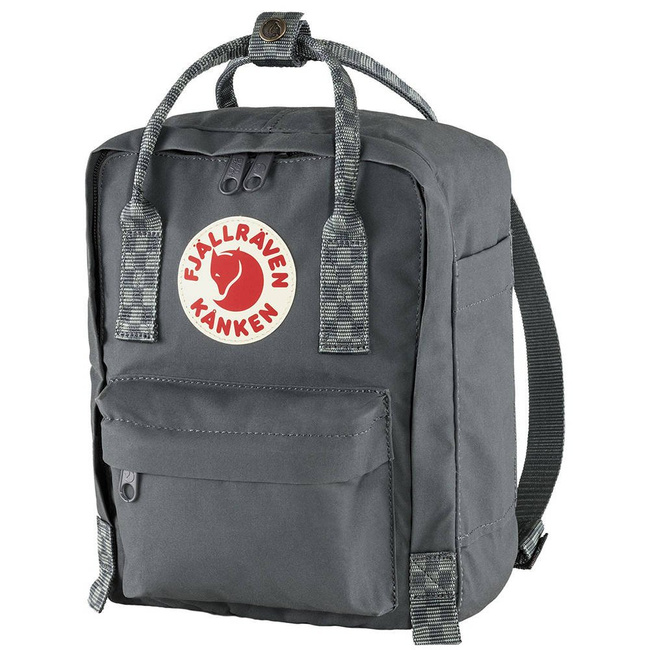 Plecak Fjallraven Kanken Mini - super grey/chess pattern