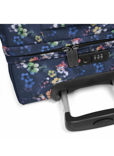 Torba podróżna na kółkach Eastpak Transit'R M - flora fade navy