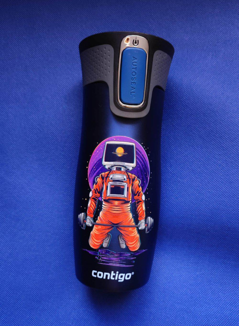 Kubek termiczny Contigo West Loop - astro power / navy