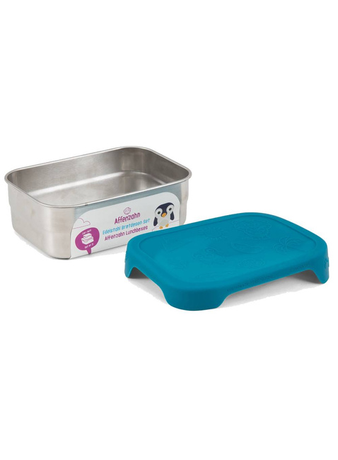 Pojemnik na jedzenie Affenzahn Lunchbox Stainless Steel - shark
