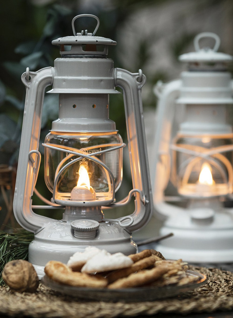 Lampa naftowa Feuerhand Hurricane Lantern 276 - soft beige