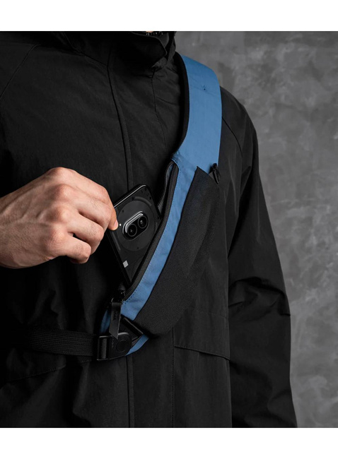 Plecak na jedno ramię Alpaka Metro Crossbody Left Shoulder Axoflux - blue