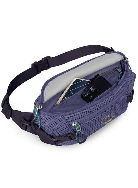 Torba biodrowa Osprey Transporter™ Waist Pack - euphoria purple / purple ink