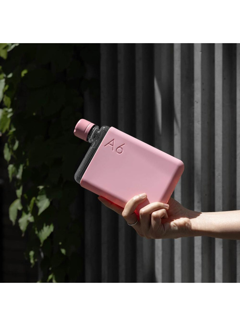 Wielorazowa butelka na wodę Memobottle Original A6 375 ml - cherry blossom