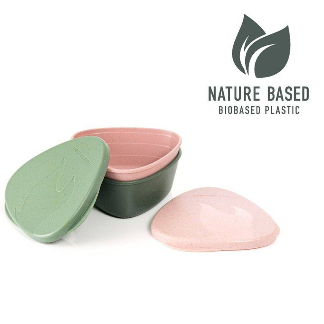 Pojemniki Light My Fire SnapBox Original BIO 2 szt. - sandygreen / dustypink