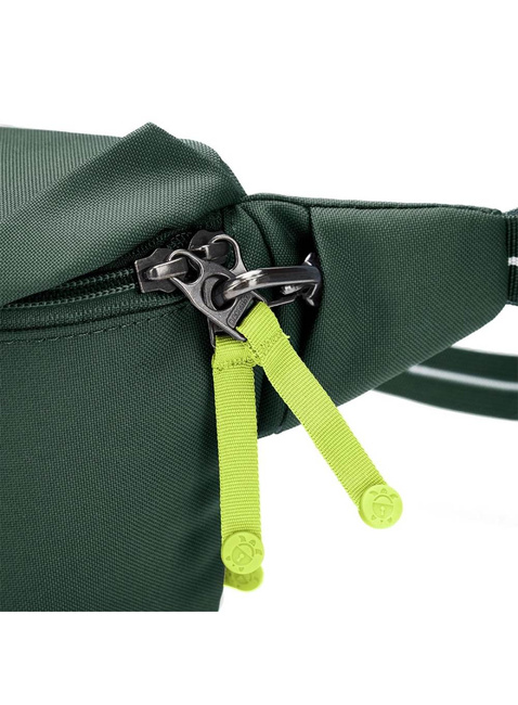Torba biodrowa antykradzieżowa Pacsafe Go Sling - spruce green