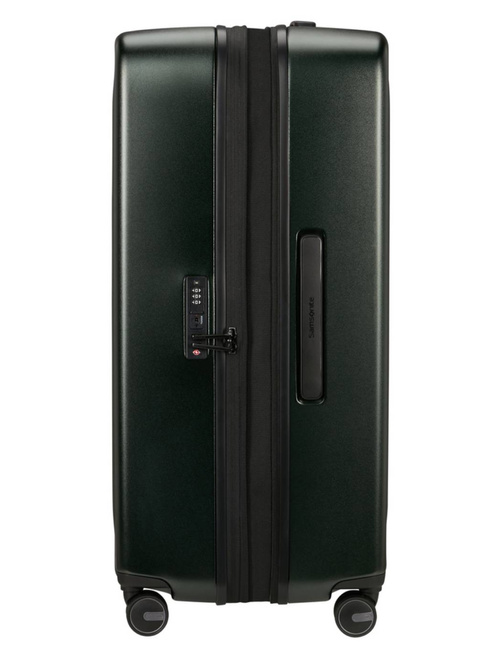 Walizka duża poszerzana Samsonite Fyrm EXP - deep green