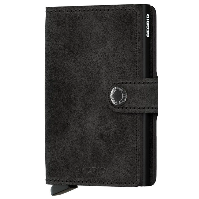 Portfel ochrona RFID Secrid Miniwallet Vintage - black