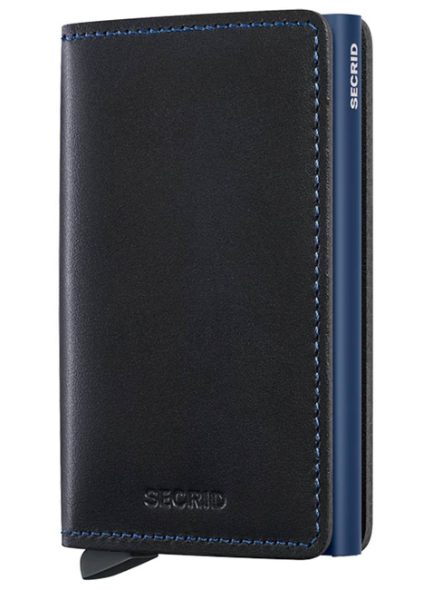 Mały portfel RFID Slimwallet Secrid Original - black / navy