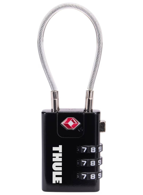 Kłódka szyfrowa do bagażu Thule TSA Cable Lock - black