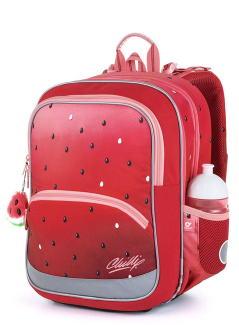 Plecak szkolny dziewczęcy Topgal BAZI klasy 1-3 - arbuz