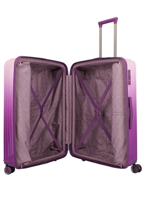 Walizka duża Travelite Lascana - purple degrade