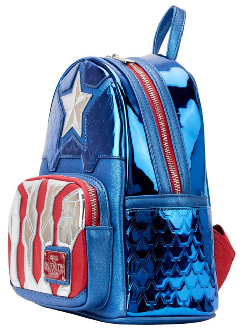 Plecak Loungefly x Marvel Shine Mini Backpack - Captain America