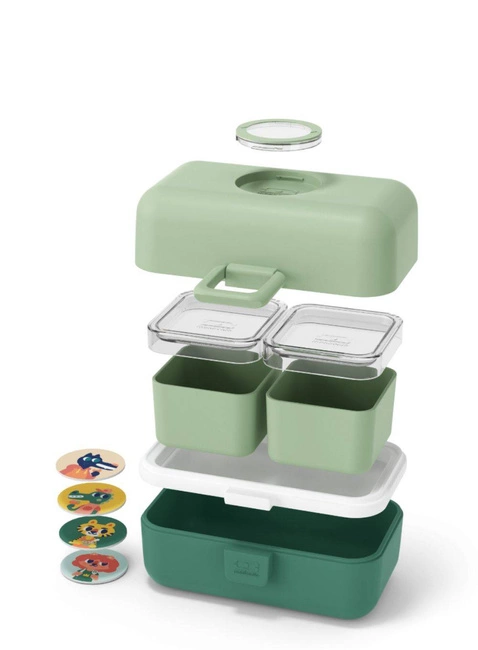 Lunchbox do szkoły Monbento MB Tresor - green forest