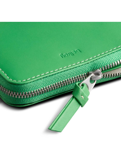 Skórzany portfel kieszonkowy Bellroy L-Pocket - neon green
