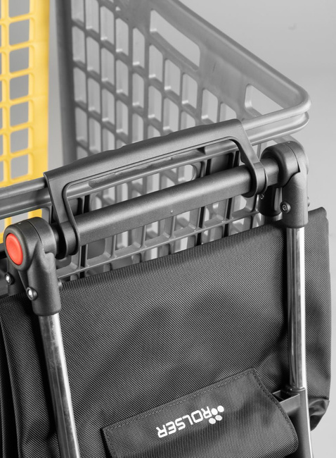 Wózek na zakupy składany na schody Rolser I-Max TWEED - grey