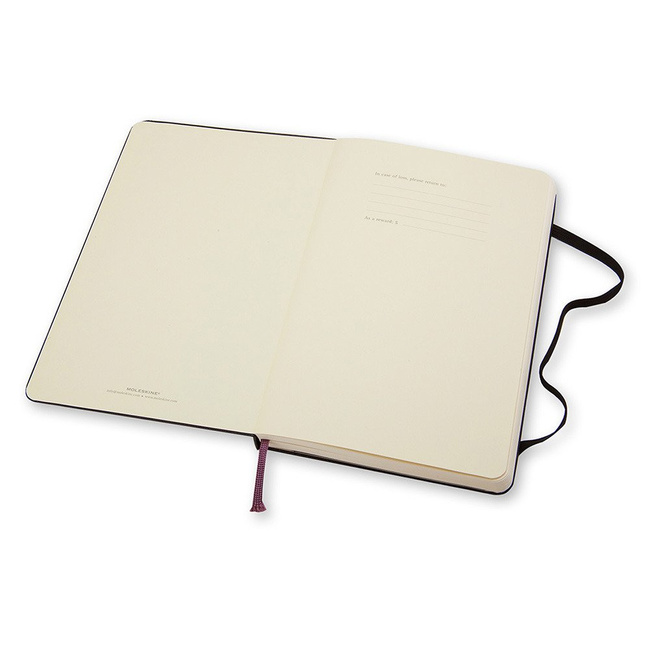 Kieszonkowy notatnik Moleskine Hard Cover Pocket Plain - black