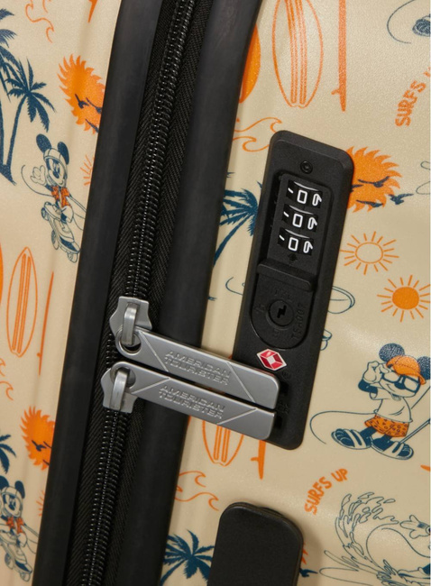 Walizka kabinowa American Tourister Wavebreaker Disney - Mickey super surf