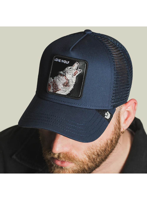 Czapka z daszkiem Goorin Bros Lone Wolf Trucker - navy