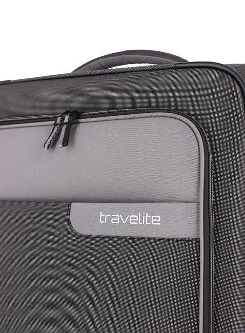 Walizka mała poszerzana na dwóch kołach Travelite Viia - slate