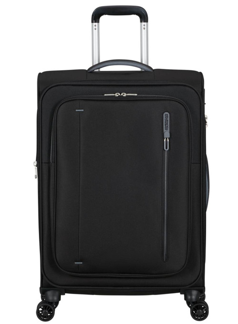 Walizka średnia American Tourister Cloudrider Exp M - jet black