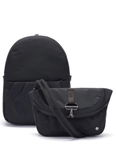 Torba / plecak antykradzieżowy damski Pacsafe CX Convertible Backpack - econyl black