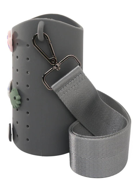 Etui na butelkę z paskiem Asobu Bestie Sling - smoke