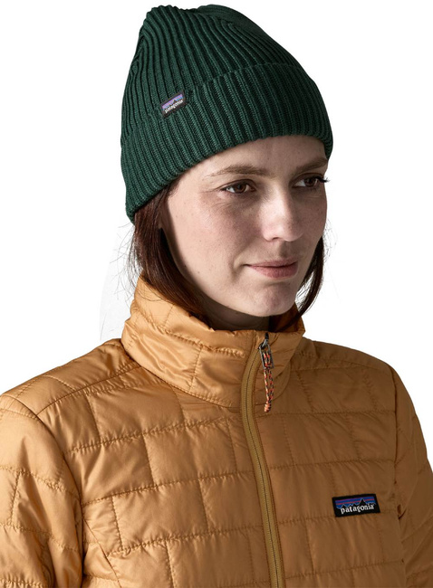Czapka unisex Patagonia Fisherman's Rolled Beanie - cascade green