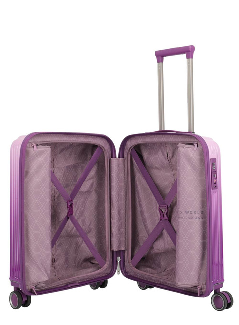 Walizka kabinowa Travelite Lascana - purple degrade
