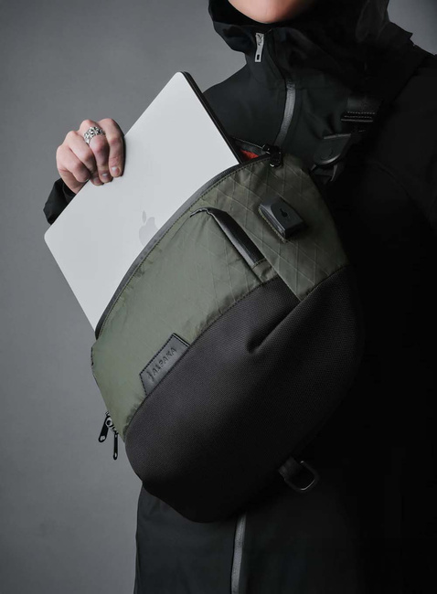 Torba crossbody Alpaka Bravo Sling Max V2 - dark green