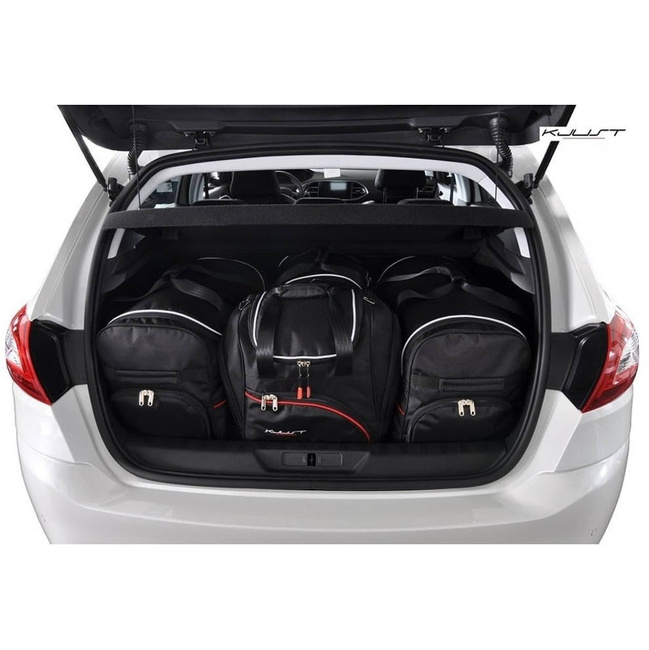 PEUGEOT 308 HATCHBACK 2013+ TORBY DO BAGAŻNIKA 4 SZT