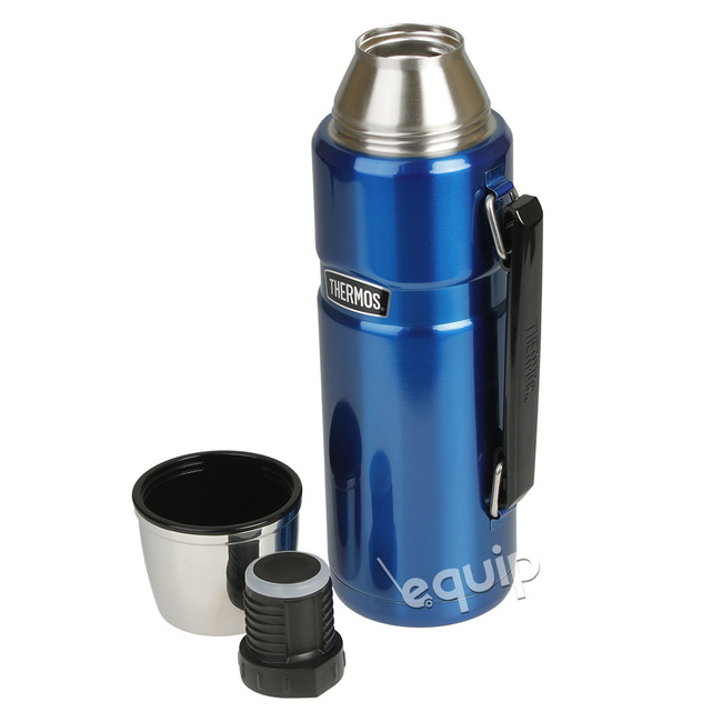 Termos z uchwytem Thermos Stainless King™ Beverage Bottle 1,2 l - metallic blue