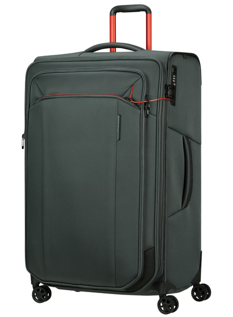 Walizka duża poszerzana Samsonite Respark - black sport