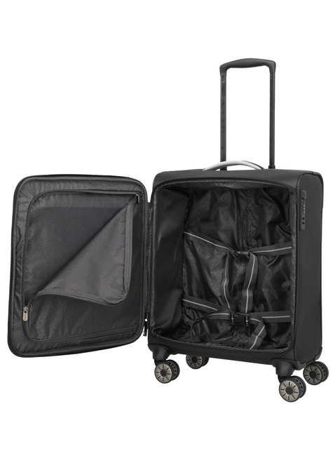 Walizka kabinowa Travelite Jetpack Max 4W Cabin - black