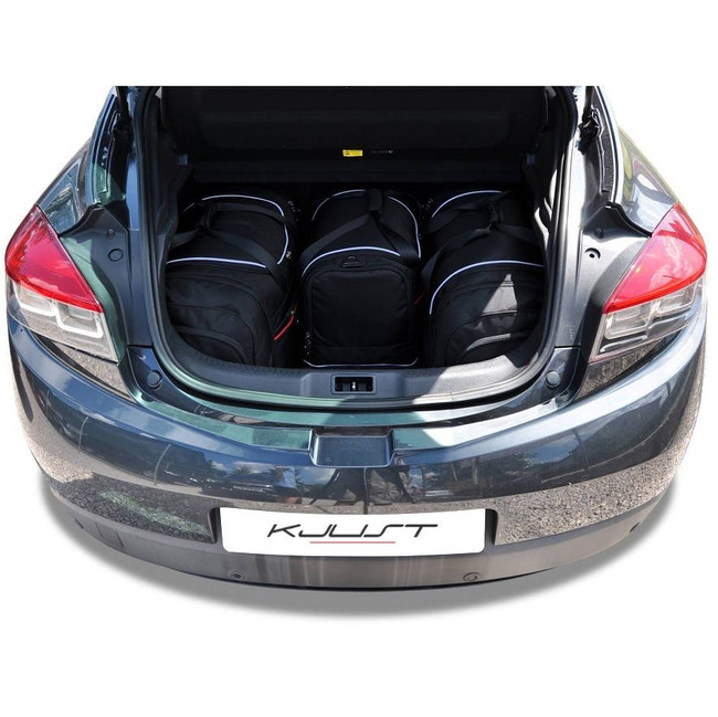 RENAULT MEGANE COUPE 2008+2016 TORBY DO BAGAŻNIKA 4 SZT