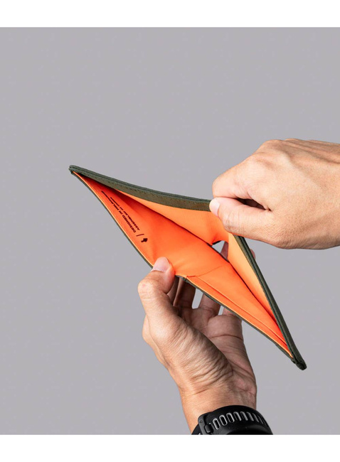 Portfel podróżny Alpaka ARK Classic Wallet Axogrid - green