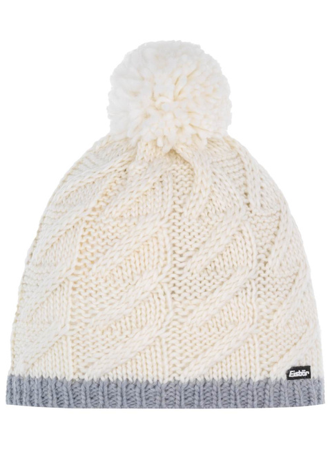 Czapka zimowa Eisbar Asteria Pompon - white / grey